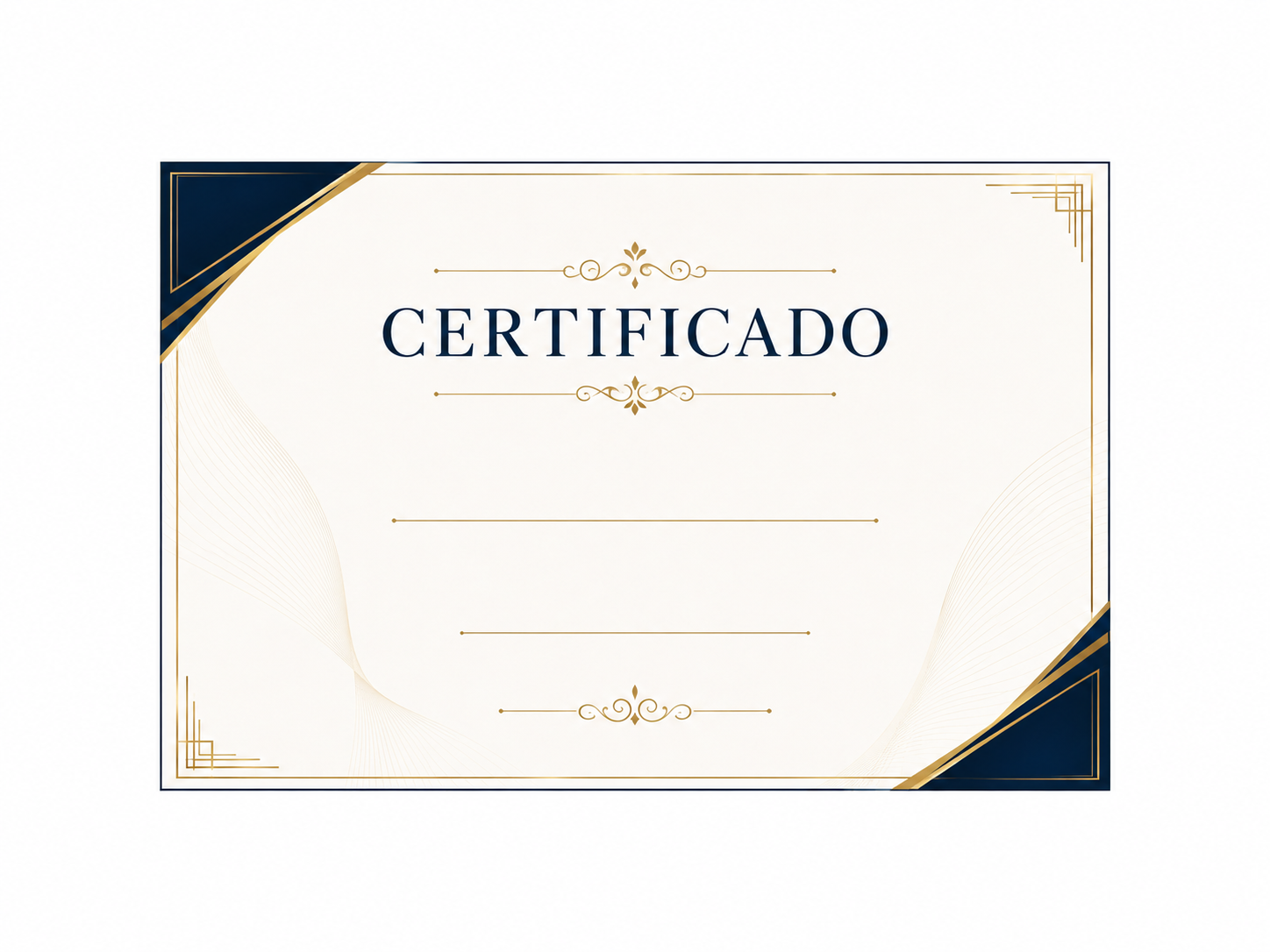 Certificado elegante azul y dorado (1) CERTIFICADO DERECHO NOTARIAL